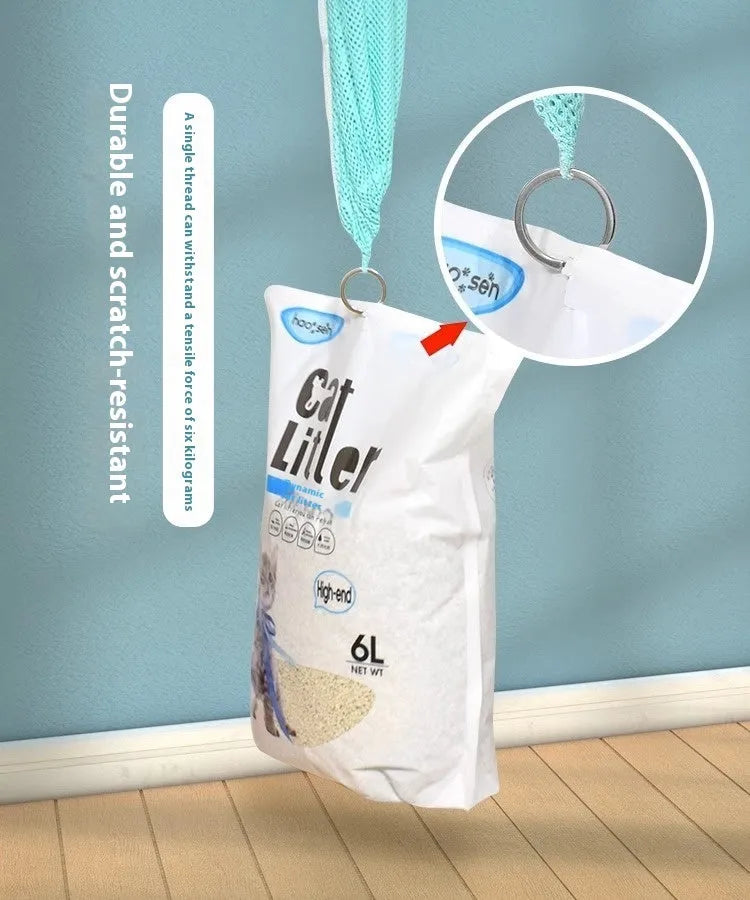 Fifth generation cat grooming bag with adjustable lifting system and detachable scratch-resistant design