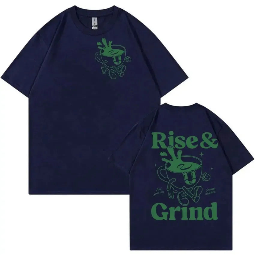 Men's loose fit linen t-shirt on a hanger, shown in a light colour, with short sleeves and a casual crew neck.