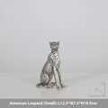 Leopard resin ornament in American Leopard colour with modern simplicity animal figure styling