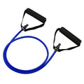 Adjustable chest expander with tension ropes in five colour options representing different resistance levels