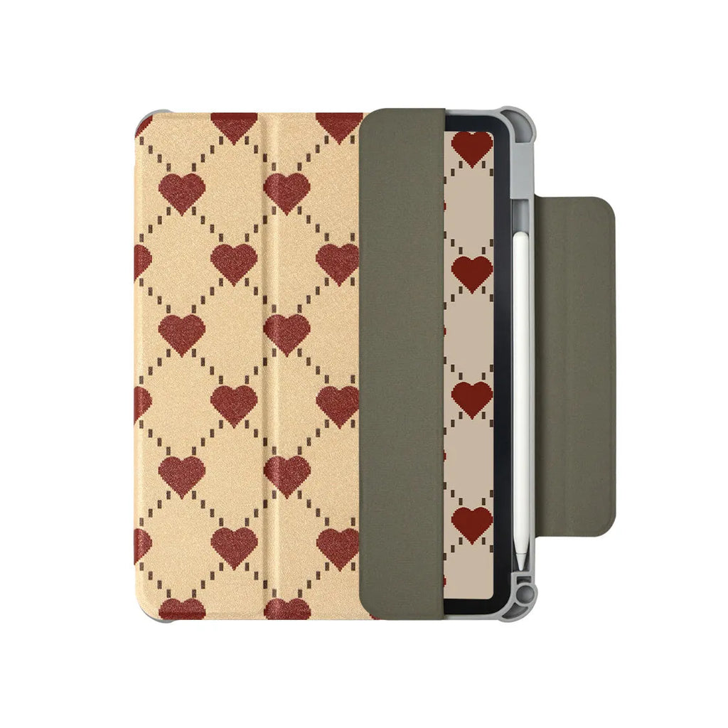 Magnetic double-sided clip protective case for Apple iPad Air 4 and iPad Air 5 tablets.