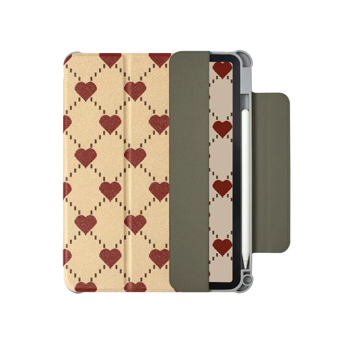 Magnetic double-sided clip protective case for Apple iPad Air 4 and iPad Air 5 tablets.