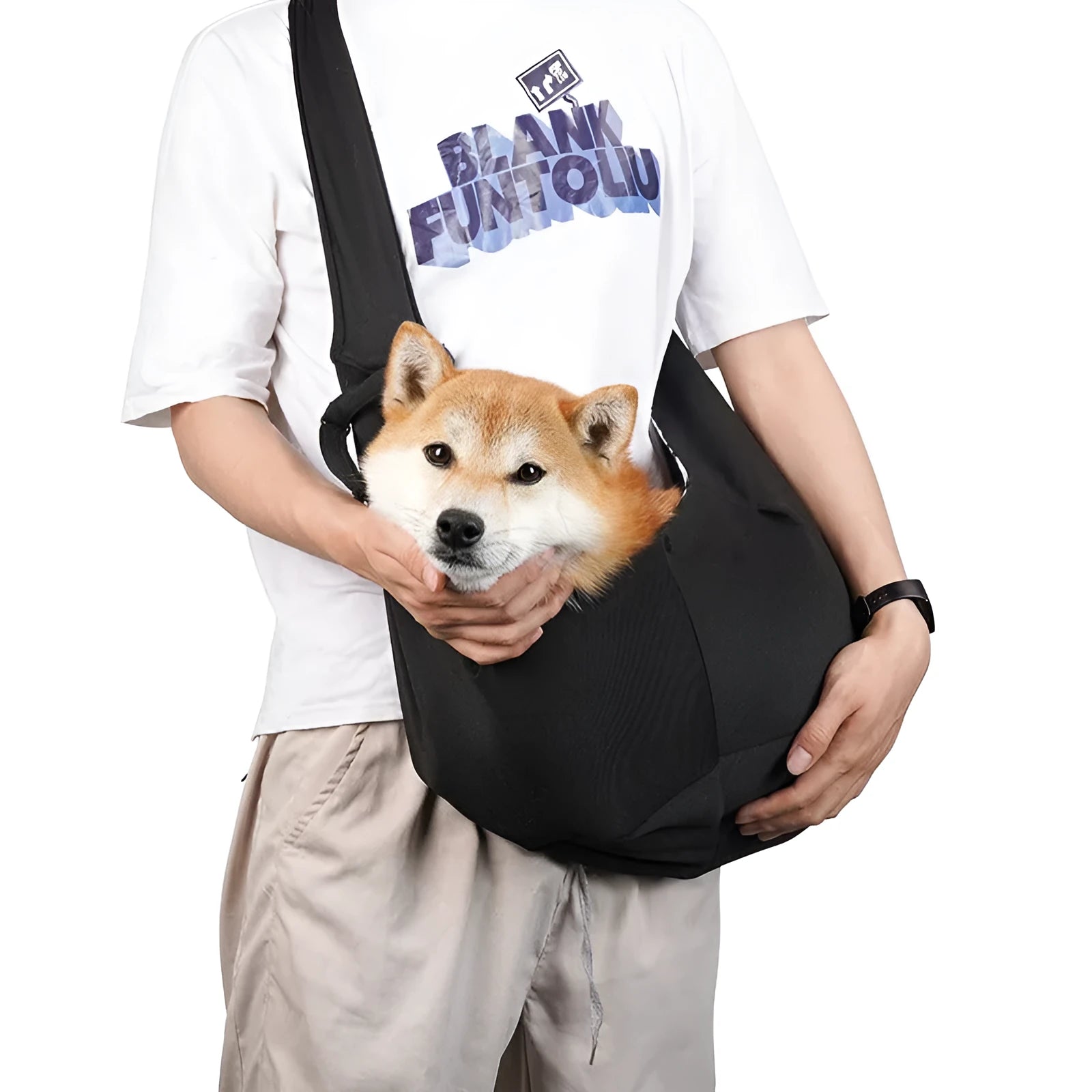 Adjustable shoulder strap pet carrier bag in multiple colours for small dogs up to 7.5kg