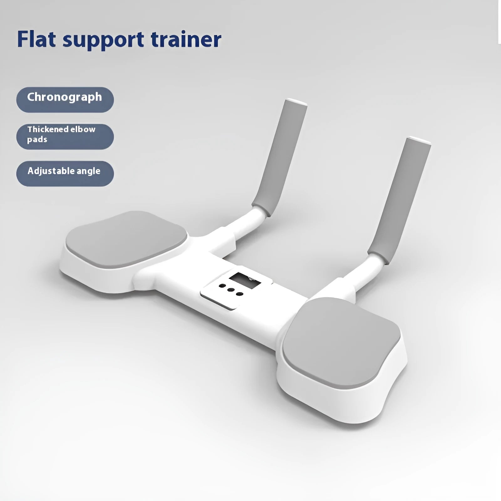 White aluminium alloy flat support trainer for home fitness exercises