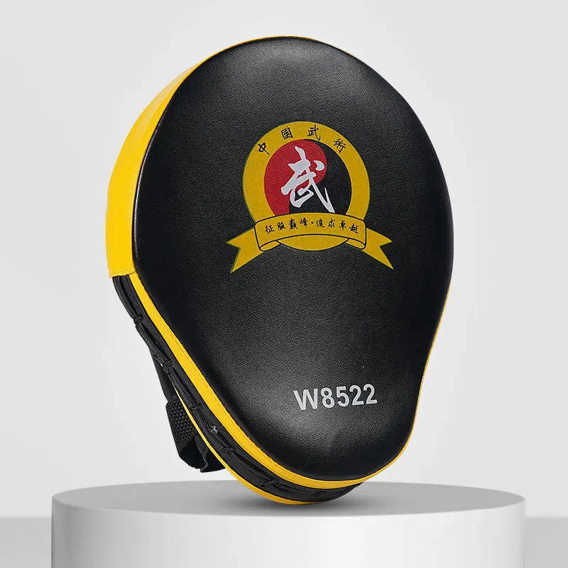 PU boxing target punch mitts for Sanda and Muay Thai training in multiple colour combinations