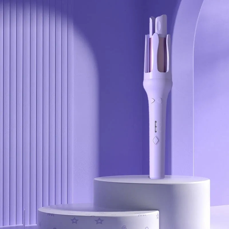 Automatic hair curler with 32mm barrel in white and Chigo colour options