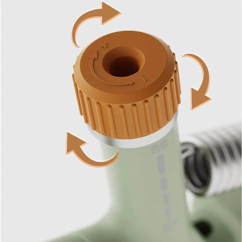 Adjustable count spring hand grip strength trainer in ivory white, black, or green.