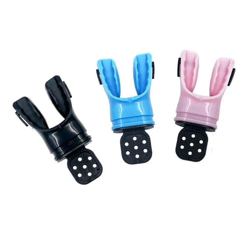 Plastic free edible silicone diving mouthpiece measuring 110mm in various colours.