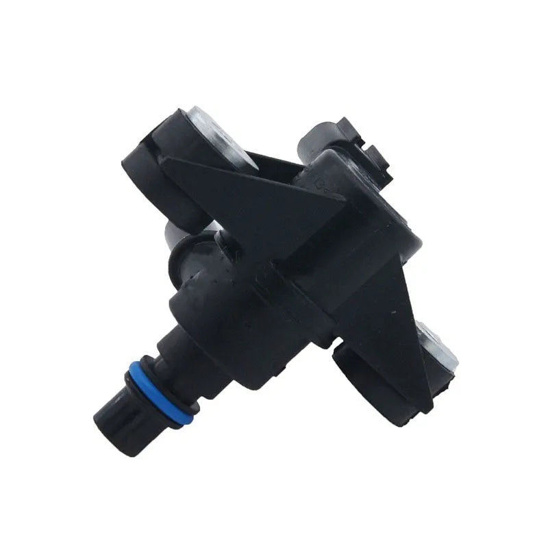 Black ABS plastic turbocharging solenoid valve for Ford vehicles model AU5A-9G866-AB
