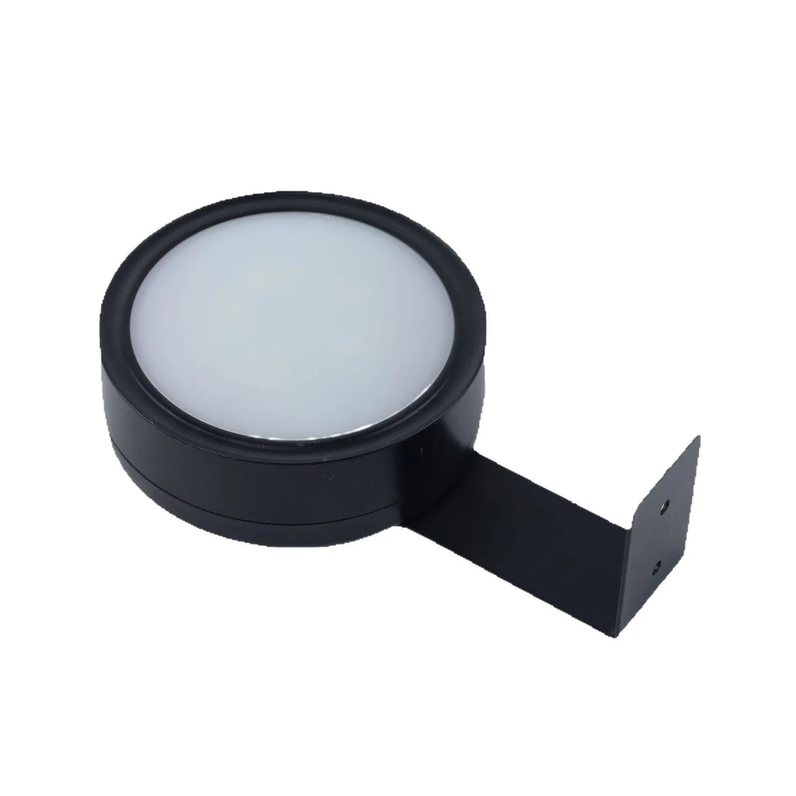 Magnetic wireless LED picture light with remote control in black finish illuminating a painting