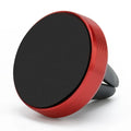 Magnetic car air vent phone holder in five colours: rose gold, gold, black, red, silver