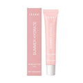 Pink tinted lip balm stick with shea butter and vitamin E formula