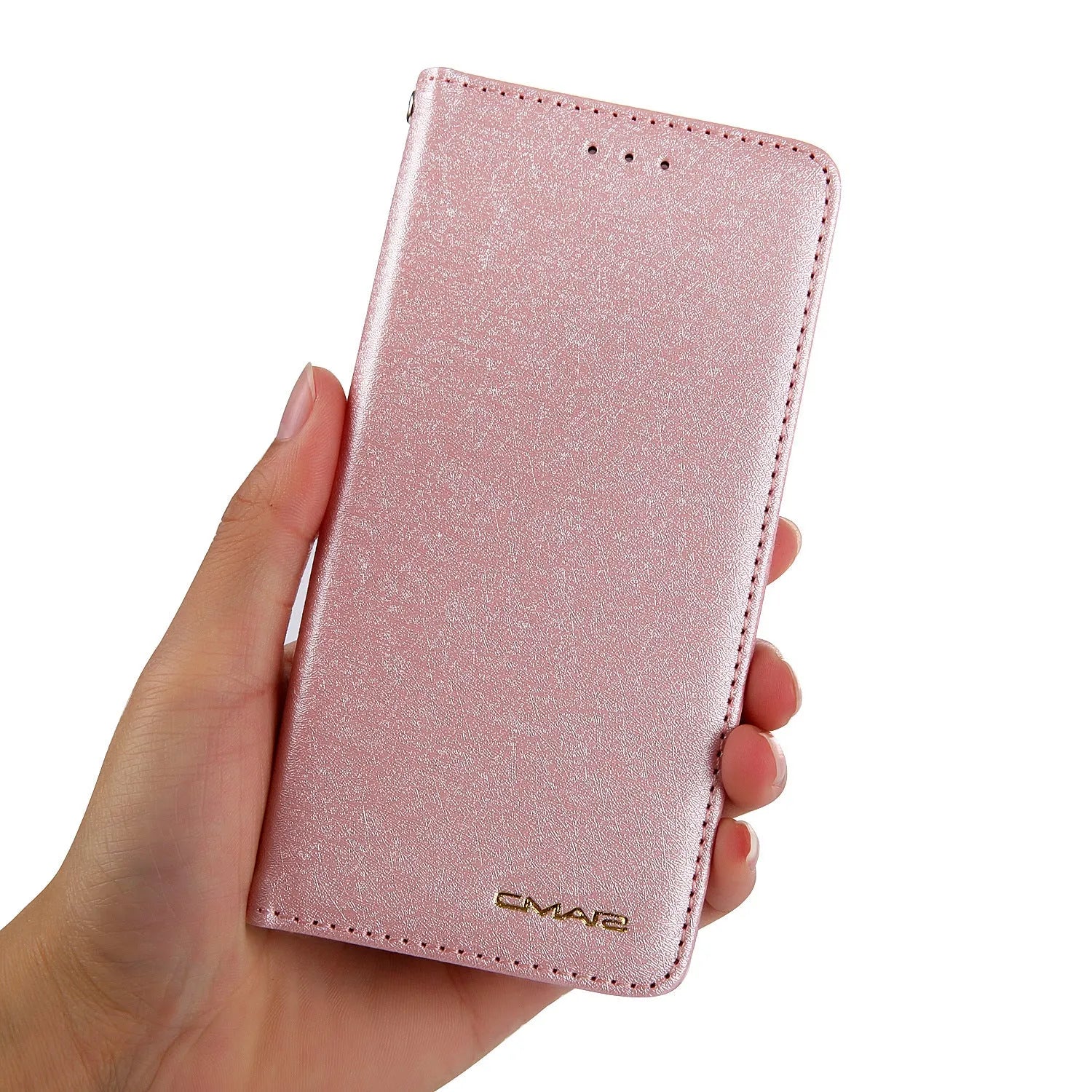 PU leather flip phone case for Apple iPhone with card storage pocket in multiple colour options