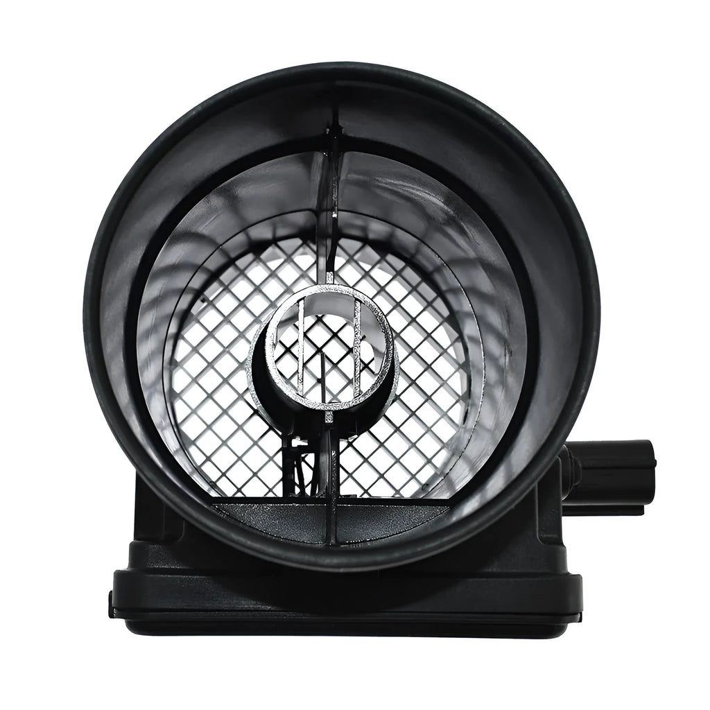 Black plastic air flow meter car accessory with standard specifications for vehicle engine monitoring