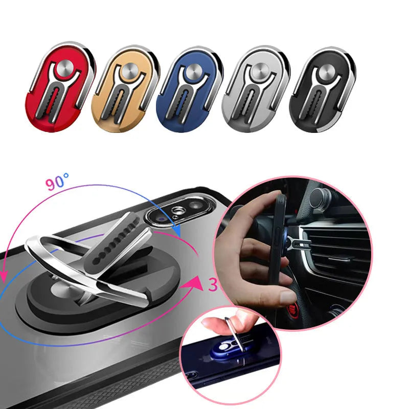 Universal adjustable car phone bracket with 360-degree rotation in multiple colours