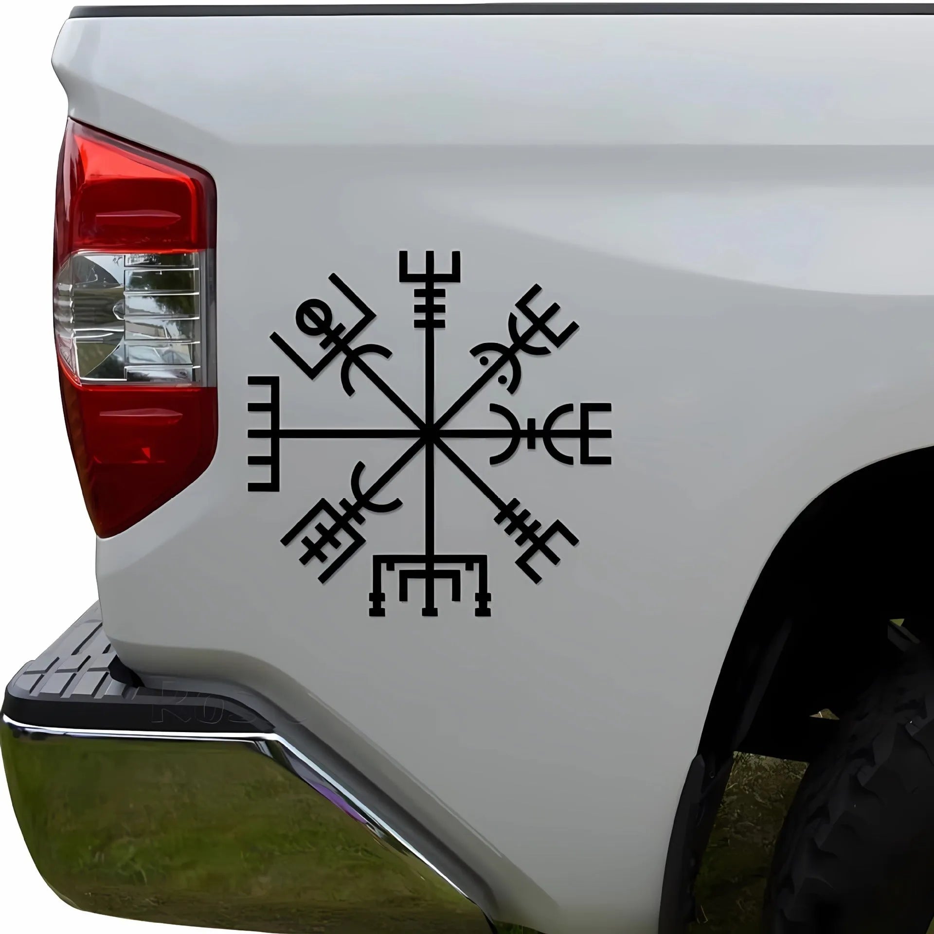 Square 13cm Vegetarian No Charm vinyl sticker for car glass and notebooks