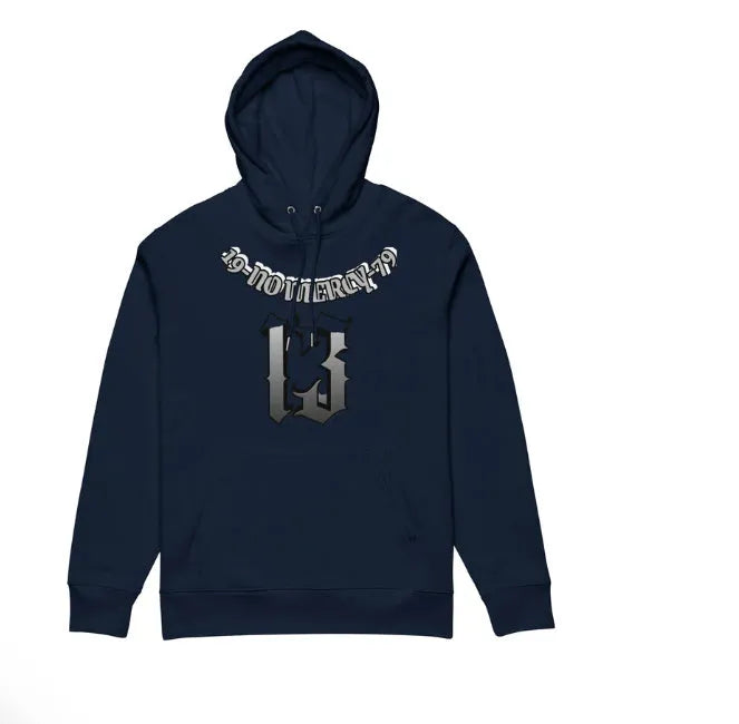 Fleece-lined loose fit hooded sweater for team uniform or business attire in multiple colours.