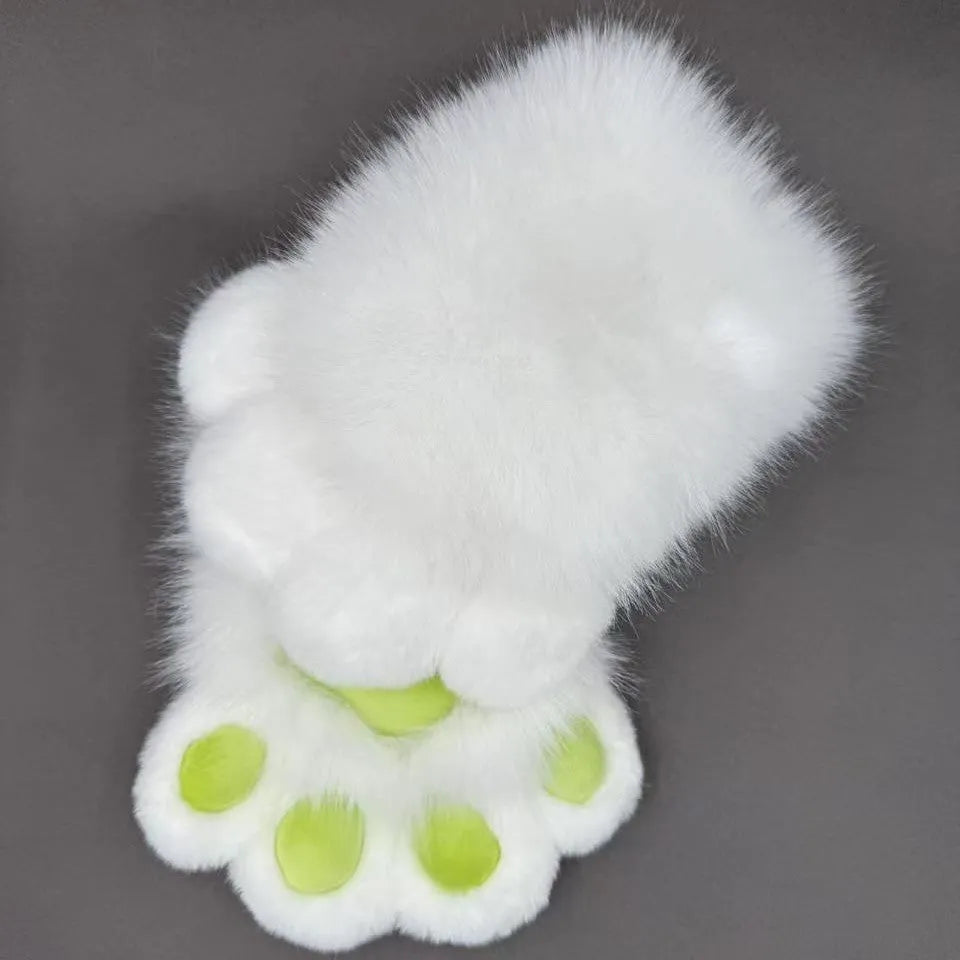 Colourful animal claw cosplay gloves in multiple colour combinations with nylon construction