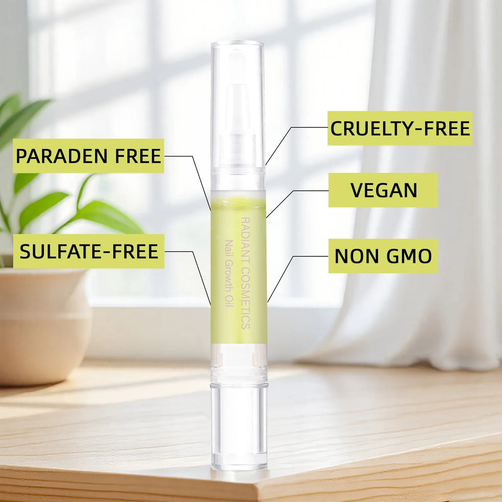 3ml nail growth treatment oil bottle for moisturising and promoting natural nail growth