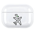 Transparent PC protective case for Apple AirPods Pro3 wireless earbuds