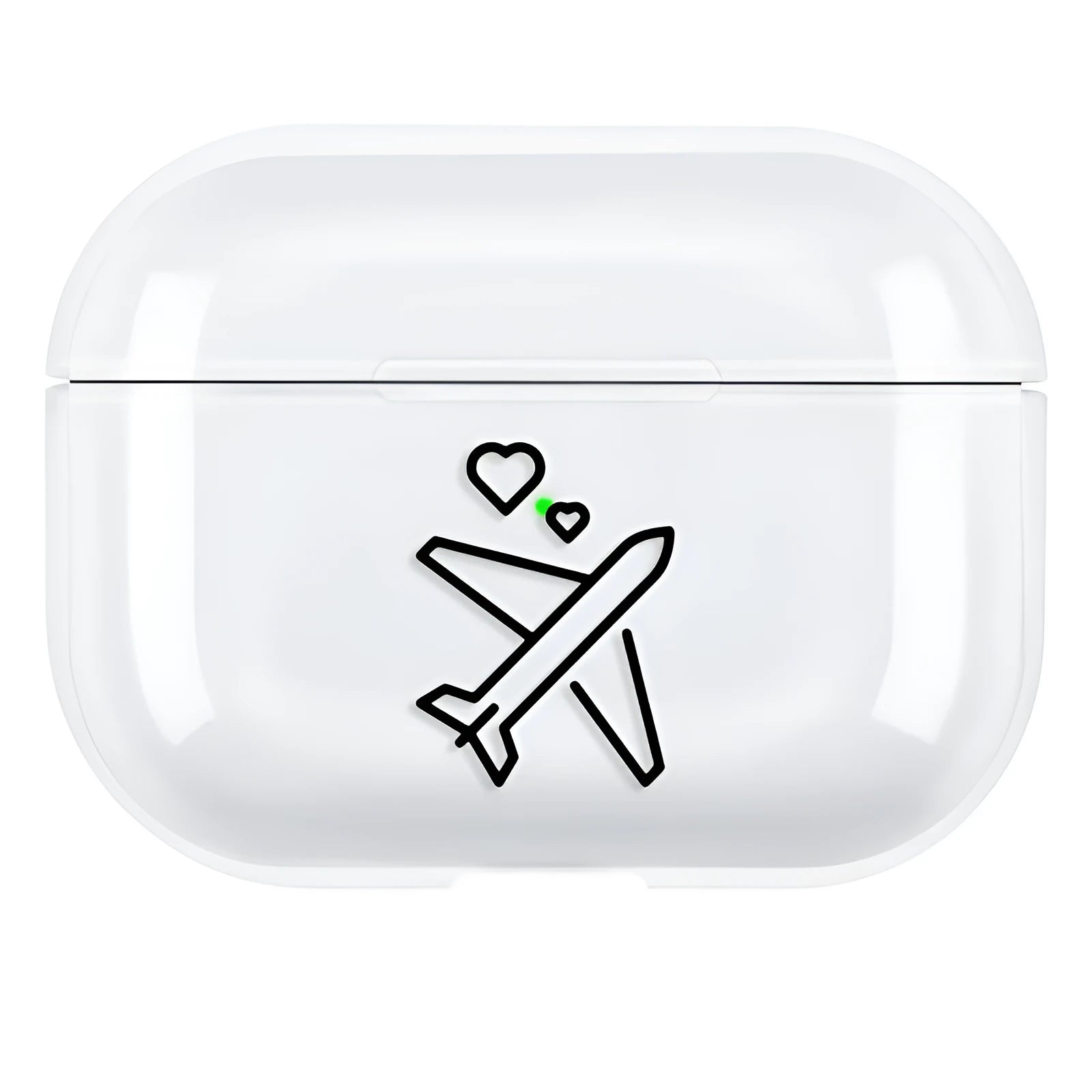 Transparent PC protective case for Apple AirPods Pro3 wireless earbuds