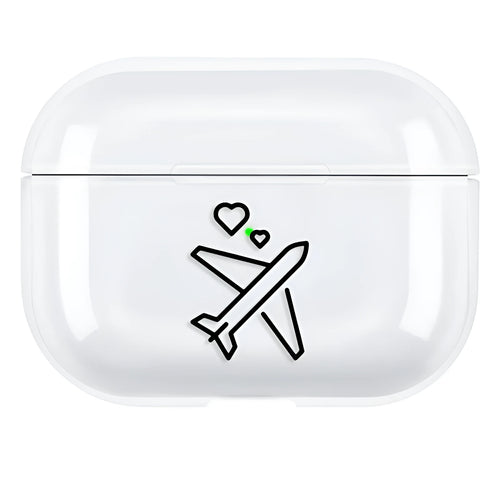 Transparent PC protective case for Apple AirPods Pro3 wireless earbuds