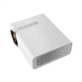 Black or white YG530 mini mobile phone projector with LED lens and wireless screen mirroring capability