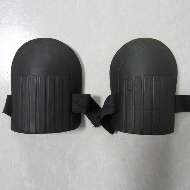 A pair of plain EVA foam knee pads in Army Green colour for garden work.