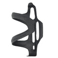 Black carbon fibre bicycle water bottle cage for road and mountain bikes