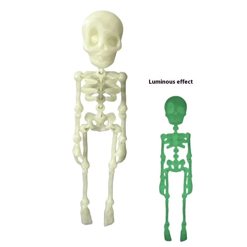 3D printed PLA skull refrigerator magnet decoration in multiple colours with 18cm height