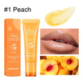 Women's fruity flavour lip gloss in yellow peach, berry, pomelo, and grape options