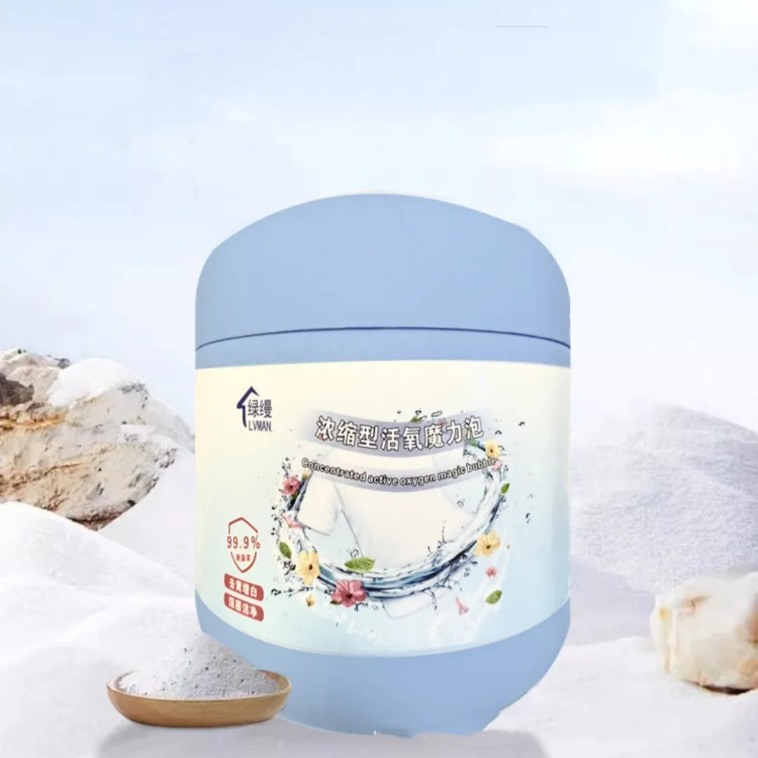 400g bottle of strong active oxygen bleaching powder for laundry stain removal