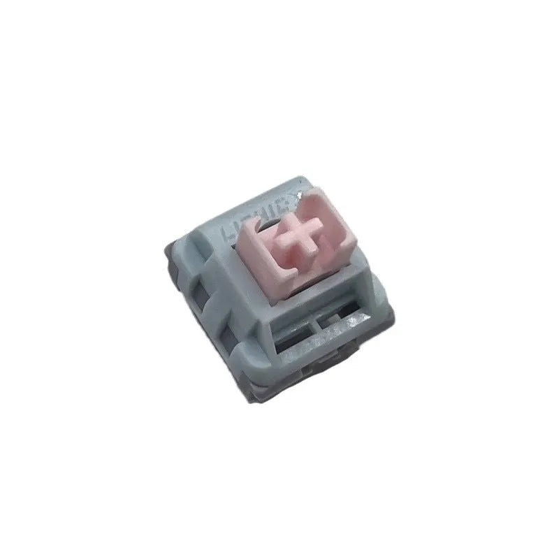 Dew axis colour mechanical keyboard switch bottom housing with linear silent mechanism