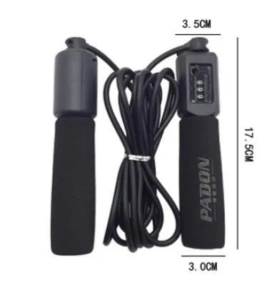 3 metre fitness skipping rope with foam handle grips in multiple colour options