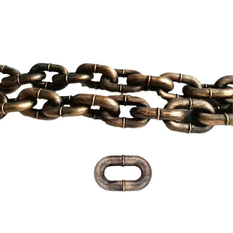 Polypropylene dog leash replica prop in antique bronze, silver, and black colour options.