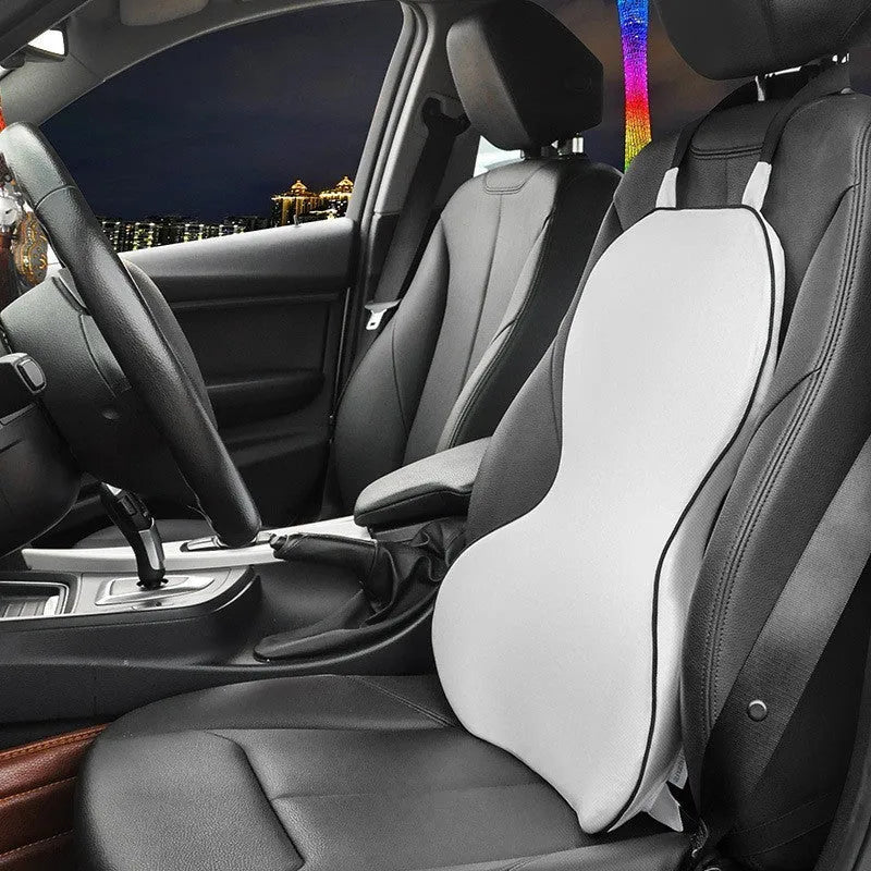 Car seat cushion with memory cotton filler and polyester cover in universal fit