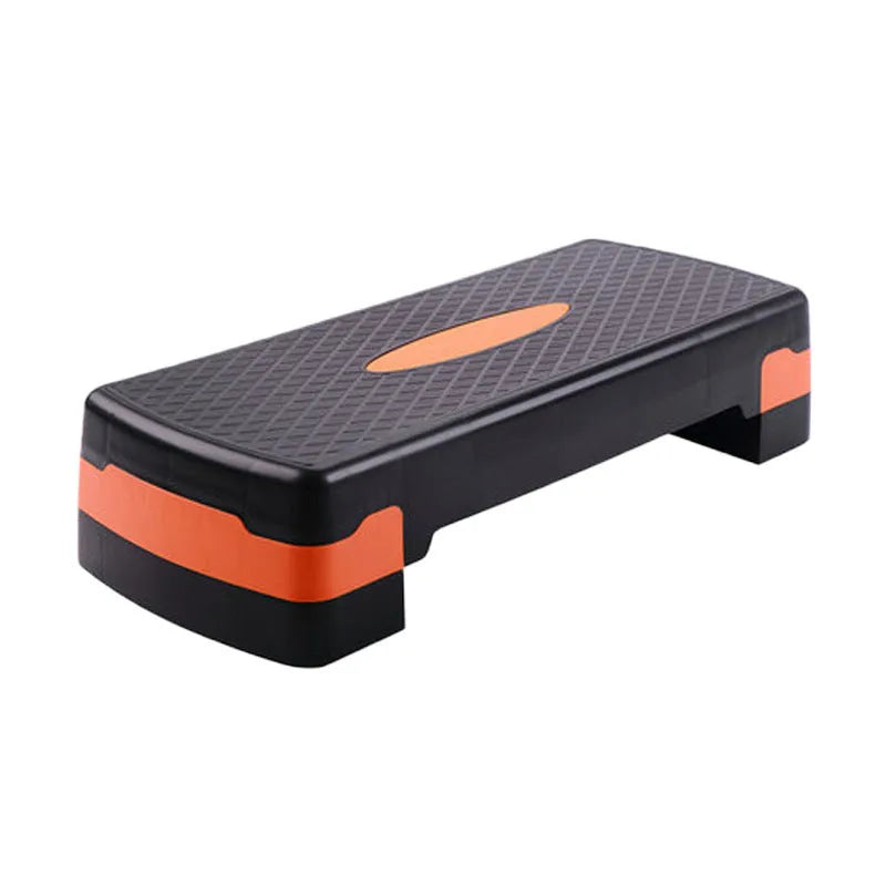 Fit Step aerobic stepper fitness equipment in grey, green, or orange colours