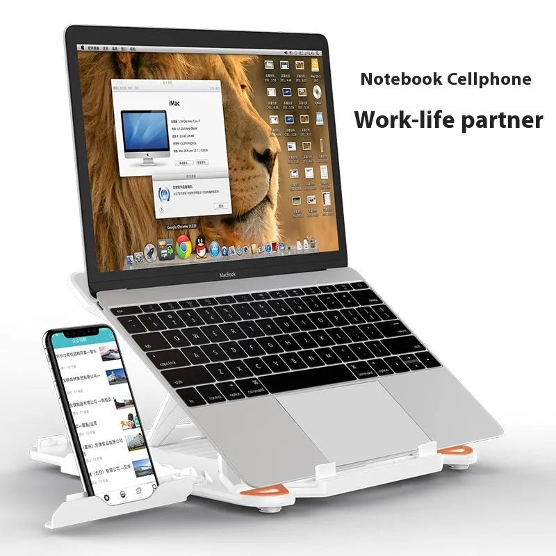 ABS plastic laptop cooling bracket in black or white colours measuring 300mm by 200mm