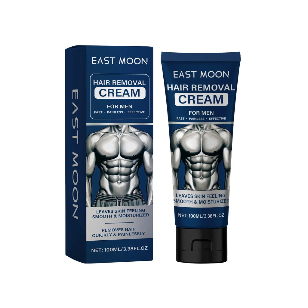 100ml tube of men's mild hair removal cream for beard, armpit, hand and leg application