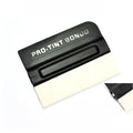 Car film scraper tool with ABS body and four scraping material options for vehicle wrap application