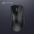 Attack Shark wireless gaming and office mouse in black, white, or red colour.