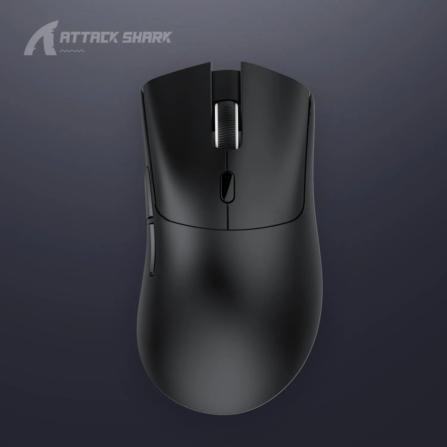 Attack Shark wireless gaming and office mouse in black, white, or red colour.