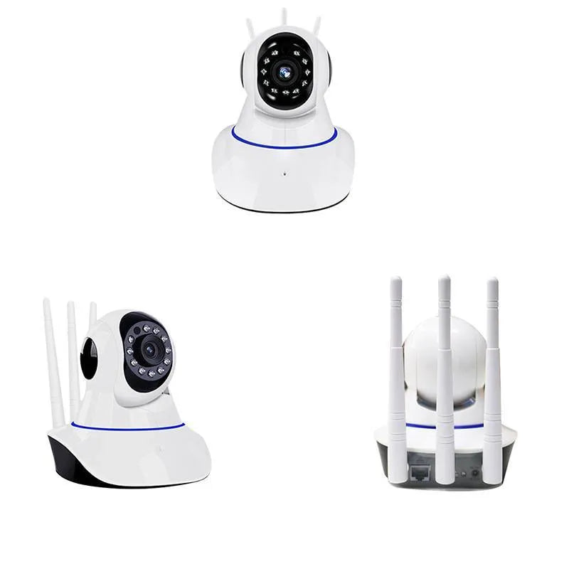 White dome-style wireless security camera with 2MP sensor and 3.6mm lens