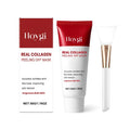 Collagen peel-off mask 50g container with application brush for facial use