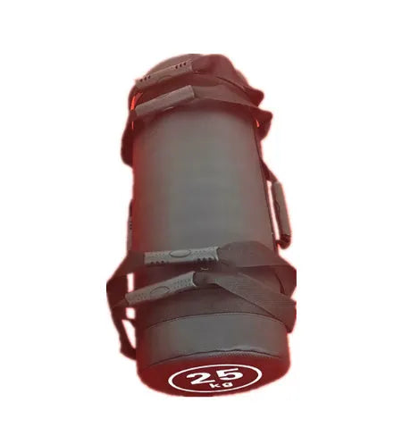 Fitness Energy Sack Power Bag weight training sandbag in flat white leather finish