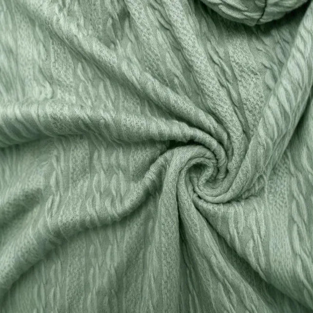 Green women's hooded sweater coat with zip front, loose fit, and long sleeves.