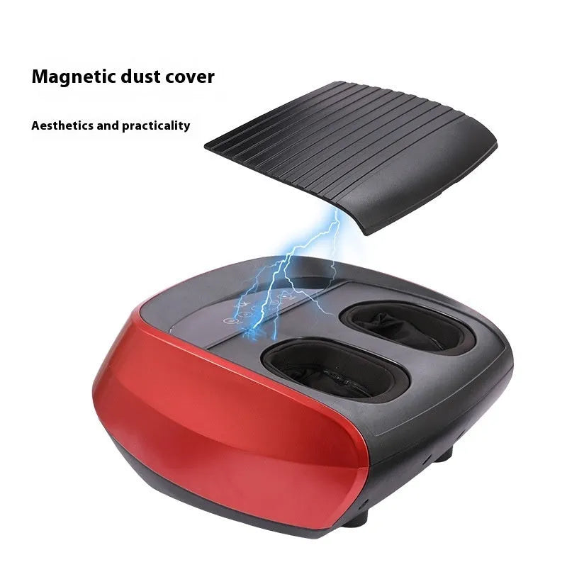 Flip automatic foot massager with infrared physiotherapy function in red, black or white colours