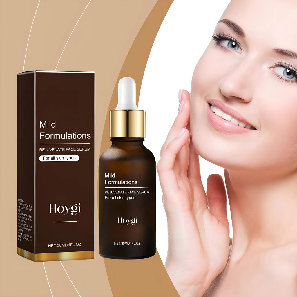 30ml bottle of facial skin care essence with arbutin, collagen, vitamin C, and hyaluronic acid.