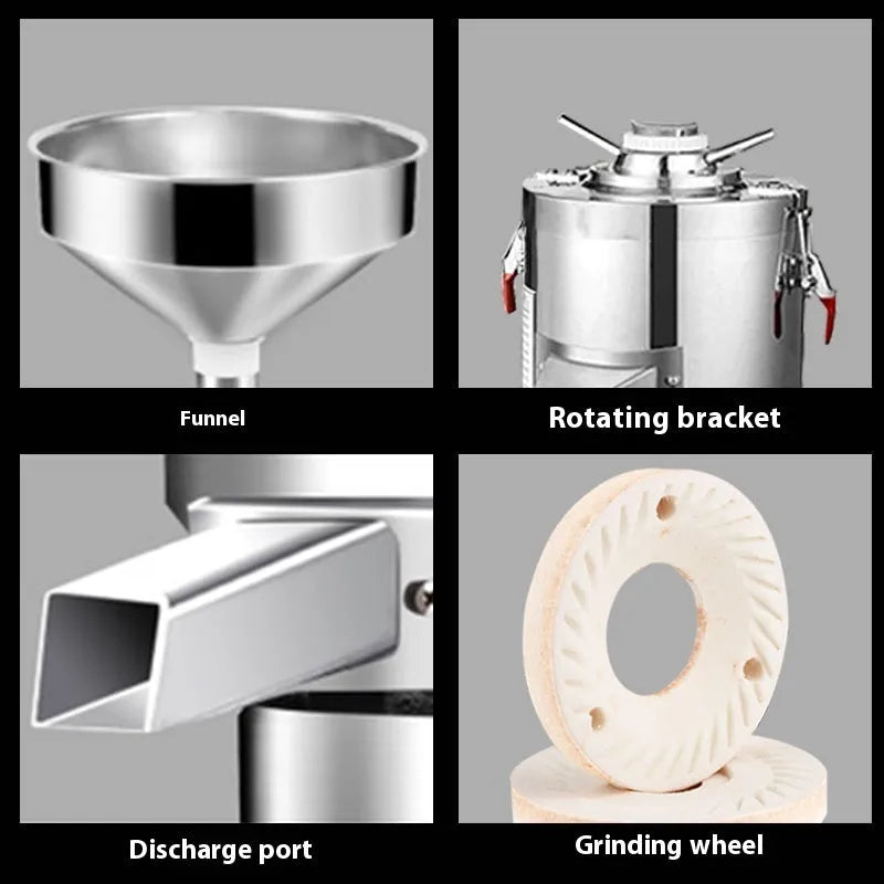 ZX-100Y electric sesame paste grinding machine with stainless steel grinding wheel