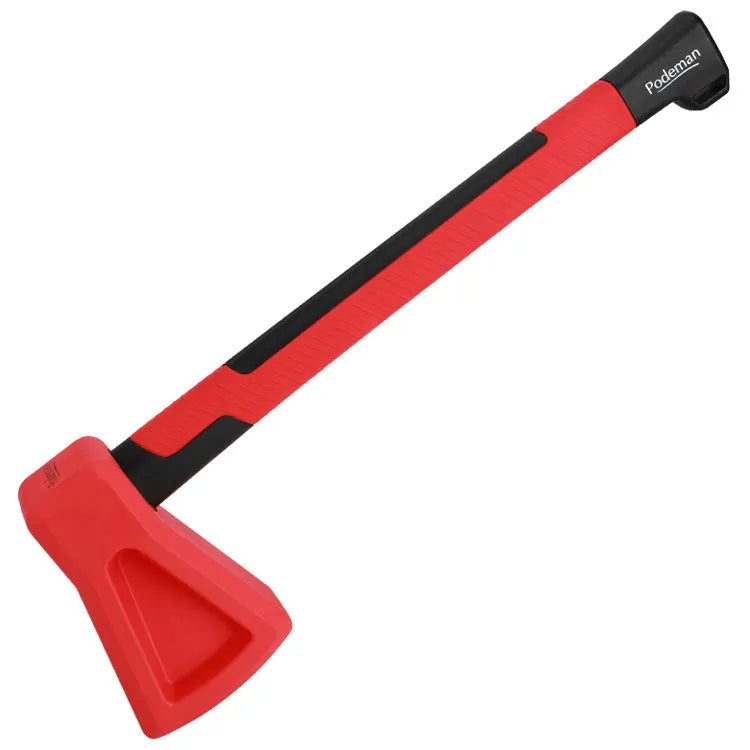 Red plastic fitness axe muscle trainer for home workout equipment